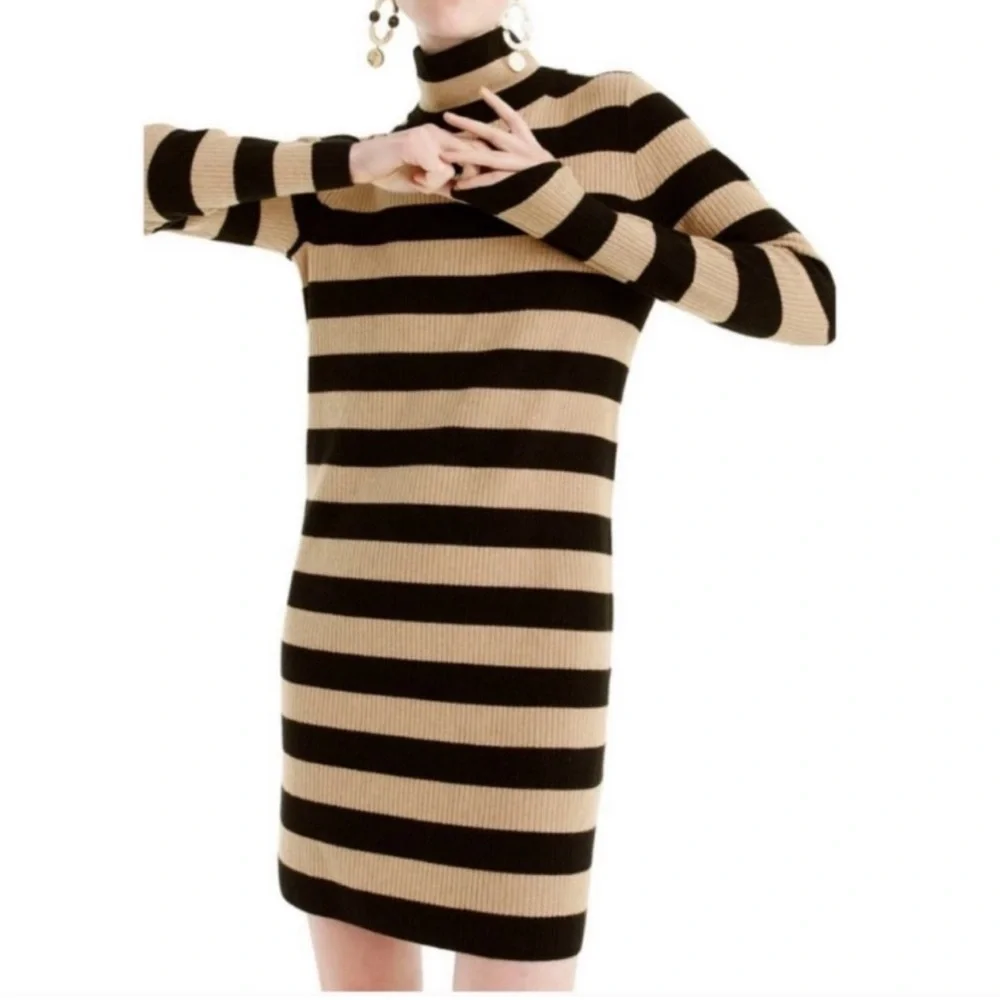 J. Crew Striped Sweater Dress